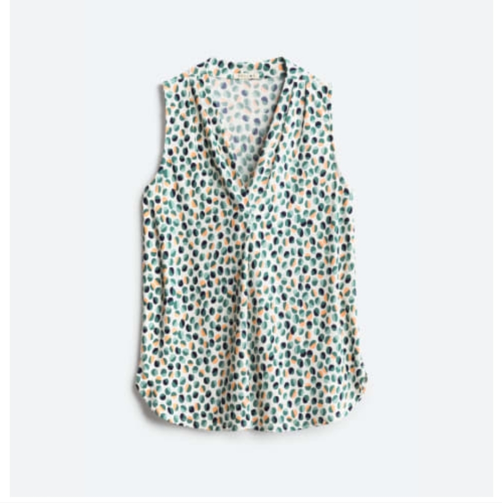Beacon Alicia Pleat Detail Knit Top, Size L